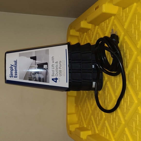 Dorm Bed Lifts With Outlets & USB Ports, Simply Essential - NWT - Picture 2 of 7
